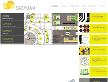 Tablet Screenshot of easylum.fr